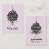 Luhandelier Chic (kleur wijzigen) - Visitekaartje (Voorkant / Achterkant)