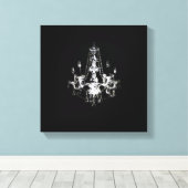 Luhandelier Elegance - Wrapped Canvas (Insitu (Houten vloer))