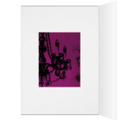 Luhandelier Glamor ~ Kaart / Uitnodigingen (Binnen (Links))