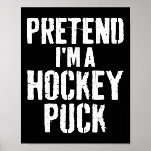 Lui Easy Halloween Kostuum Doe alsof ik een hockey Poster