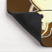 Lui et son pain découpe le tapis de souris en (Coin)