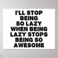 Lui Geweldig Grappig Poster