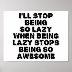 Lui Geweldig Grappig Poster