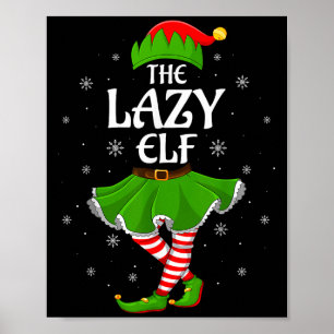 Lui Kerstelf Familie Meisjes Vrouwen Elf Squad Xm Poster