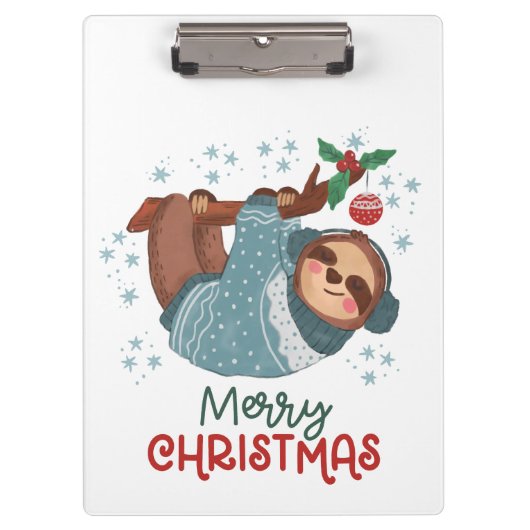 Lui Kerstmis  Klembord (Voorkant)