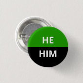 Lui/Lim Pronouns Neutrois Badge (Devant & derrière)