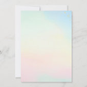 Lui ou elle Révélation de genre Bear Invitation (Dos)