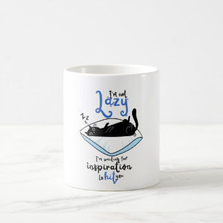 Lui zwart kat & inspiratie quote keramische koffie koffiemok