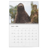 Luiaard 2025 kalender (Mar 2026)