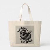 Luiaard 2 Tote Bag (Achterkant)