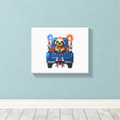 Luiaard 4 juli Verenigde Staten Canvas Afdruk (Insitu (Houten vloer))