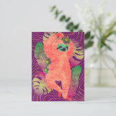 Luiaard Ansichtkaart Briefkaart (Staand voorkant)