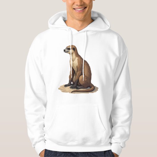 Luiaard Antieke Gravure Retro Grafisch (2) Hoodie (Voorkant)