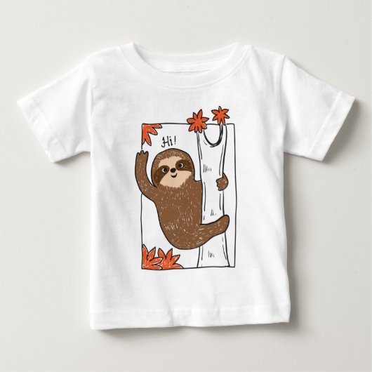Luiaard baby (Voorkant)