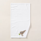 Luiaard badhanddoekenset bad handdoek (Handdoek)