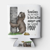 luiaard blikjeskoeler (Achterkant)