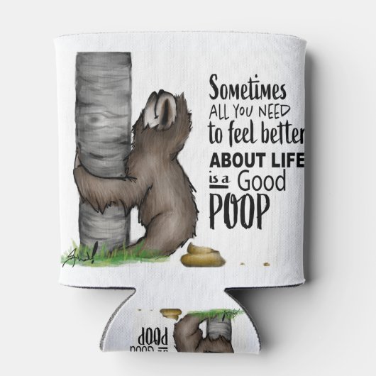 luiaard blikjeskoeler (Achterkant)