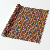 luiaard cadeaupapier (Uitgerold)