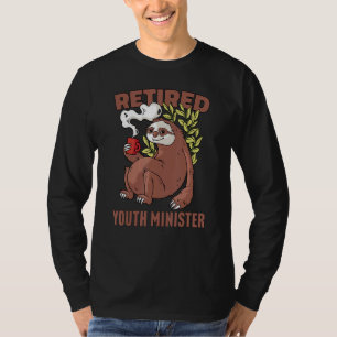 Luiaard die koffie drinkt Pensioen 1 T-shirt