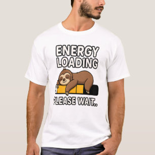 Luiaard Energiebesparende Stemming T-shirt