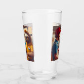 luiaard fastfoodmedewerker glas (Rechts)