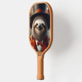 luiaard gestoorde wetenschapper pickleball paddle (Links)