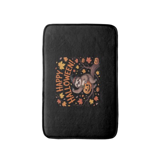 Luiaard Halloween Day Classic T-shirt Badmat (Voorkant Verticaal)