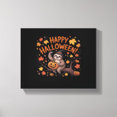 Luiaard Halloween Day Oversized T-shirt Canvas Afdruk (Voorkant)