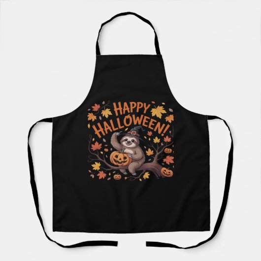 Luiaard Halloween Day Oversized T-shirt Schort (Voorkant)