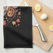 Luiaard Halloween Day Oversized T-shirt Theedoek (Quarter Fold)