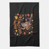 Luiaard Halloween Day Oversized T-shirt Theedoek (Verticaal)