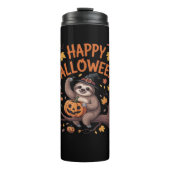 Luiaard Halloween Day Oversized T-shirt Thermosbeker (Voorkant)