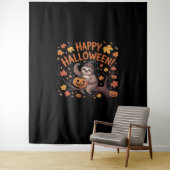 Luiaard Halloween Day Oversized T-shirt Wandkleed (In situ)