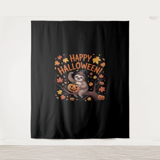 Luiaard Halloween Day Oversized T-shirt Wandkleed (Voorkant)