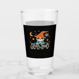 Luiaard Halloween Doelen Klassiek T-Shirt Glas