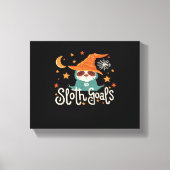 Luiaard Halloween Goals Classic T-shirt Canvas Afdruk (Voorkant)