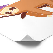 luiaard, halloween luiaard poster (Hoek)