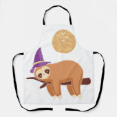 luiaard, halloween luiaard schort (Voorkant)