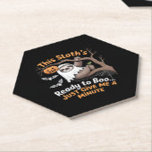 Luiaard Halloween Luiaards Schattigee Vleermuis Va Kartonnen Onderzetters (Schuin)