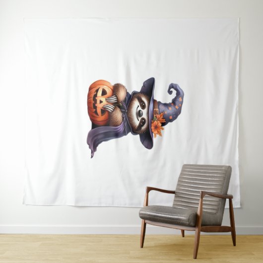 Luiaard Halloween Outfit Classic T-shirt Wandkleed (In Situ (horizontaal))