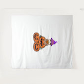 Luiaard Halloween Premium T-shirt Wandkleed (Voorkant (horizontaal))