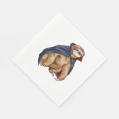 Luiaard Halloween Vampire Classic T-shirt Servet (Hoek)