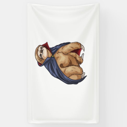 Luiaard Halloween Vampire Classic T-shirt Spandoek (Verticaal)