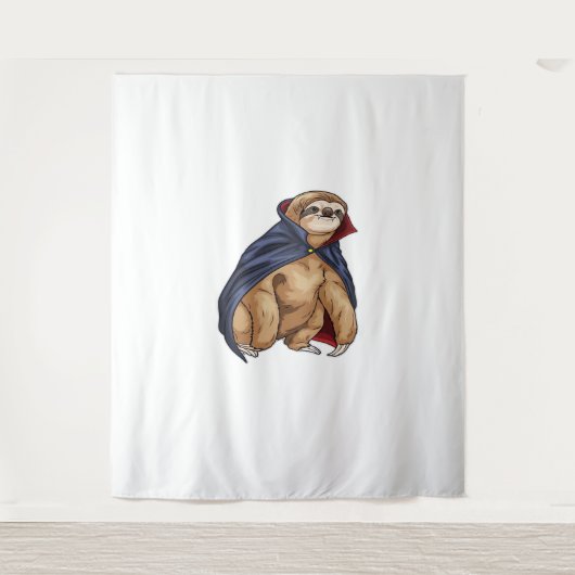 Luiaard Halloween Vampire Classic T-shirt Wandkleed (Voorkant)