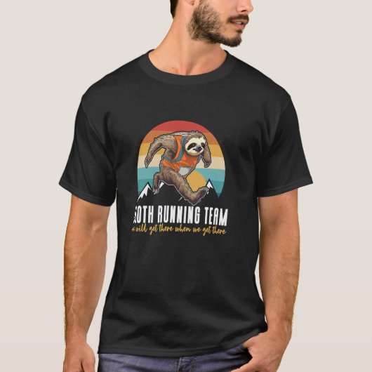 Luiaard hardloopteam shirt - Luiaard hardloopteam (Voorkant)