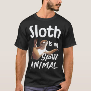 Luiaard Is Mijn Geestdier Hangen Luiaard Liefhebbe T-shirt