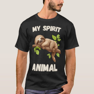 Luiaard Is Mijn Geestdier - Lui Slapen Grappig T-shirt