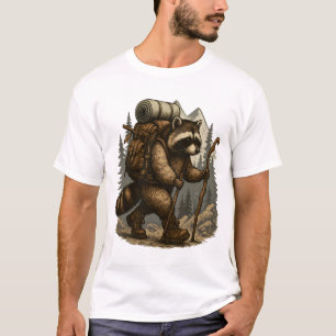 Luiaard Kamperen Wandelen T-shirt