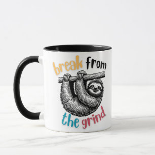 Luiaard koffiemok mok