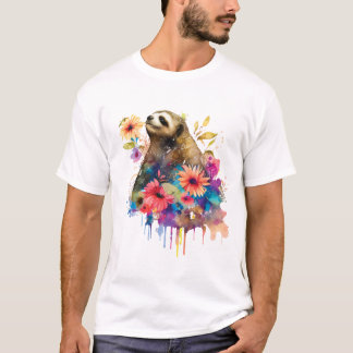 Luiaard Langzaam Leven T-shirt